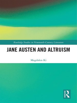 cover image of Jane Austen and Altruism